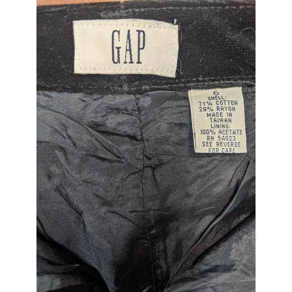 Gap Skirts | High-Waisted Gap Black Velvet Short Skirt - Picture 3 of 3